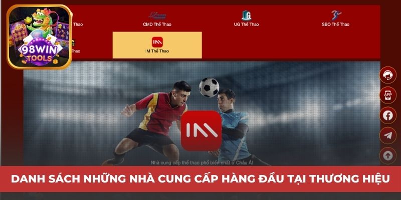 Danh sách những nhà cung cấp hàng đầu tại thương hiệu 