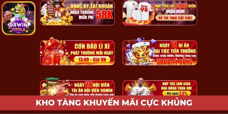 Kho tàng khuyến mãi cùng 3 ưu điểm vượt trội