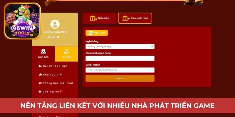 Nền tảng liên kết với rất nhiều nhà phát triển game